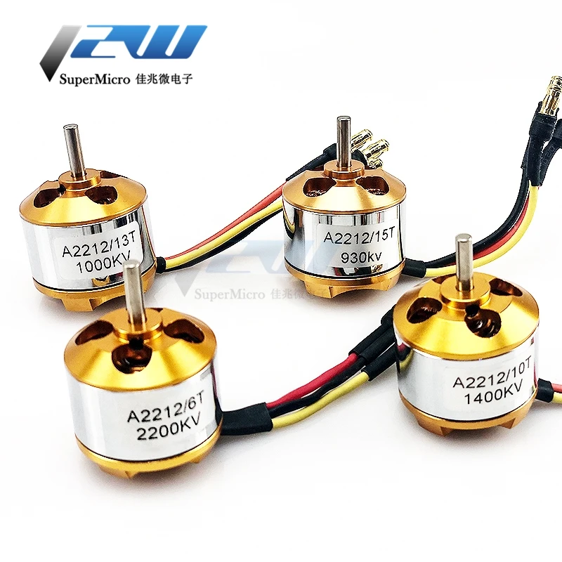 A2212 Brushless Motor 930KV 1000KV 1400KV 2200KV 2450KV 2700KV For RC Aircraft Multicopter Brushless Motor 2212