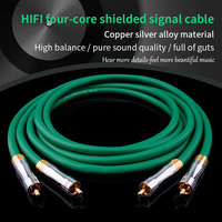 YYAUDIO High Quality RCA Male to Male Audio Cable 2328 99.998% Pure Copper HiFi Audio Cable RCA Interconnect Cable