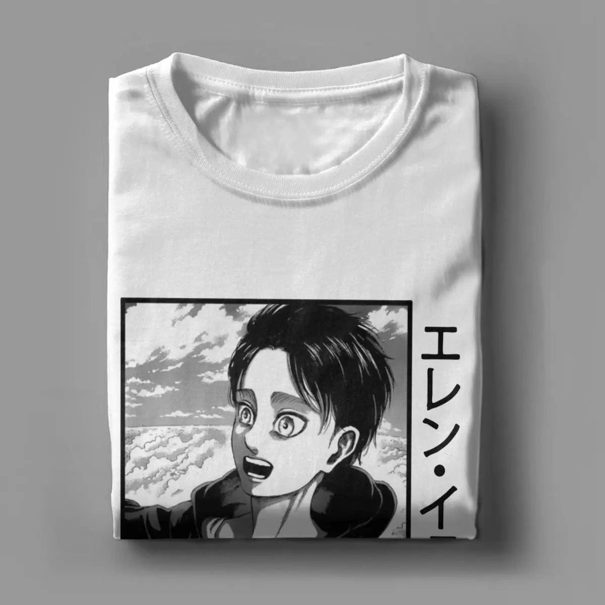 Attack On Titan Eren Yeager Freedom T Shirts Men Women 100% Cotton Awesome T-Shirts Anime Tee Shirt Short Sleeve Clothing Gift