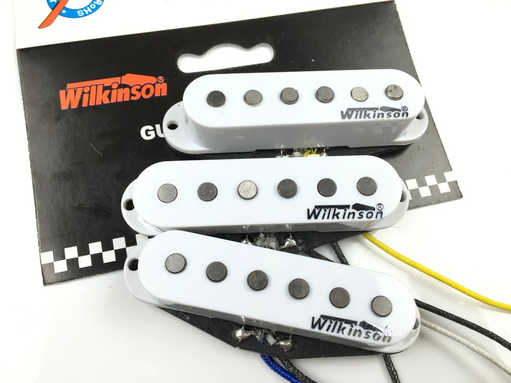 Wilkinson Premium 60\'s WVS Alnico V Single Coil Guitar Pickups White Electric Guitar Pickups For ST guitar Made In Korea