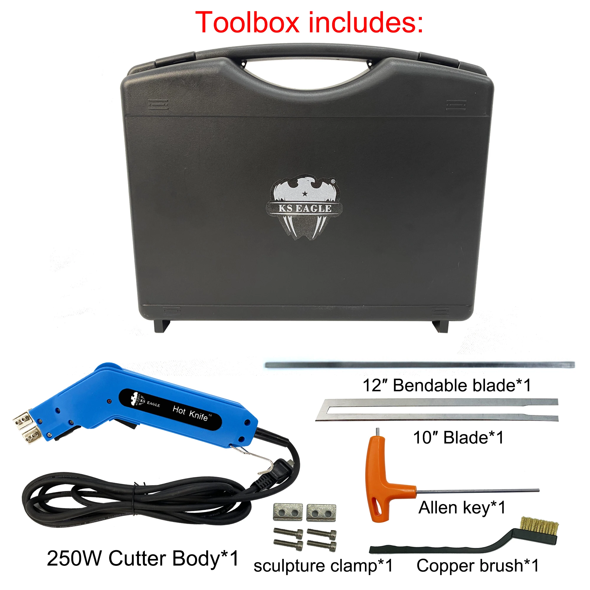 KS ADLER Elektrische Heißer Schaum Cutter Messer Einstechen Draht Styropor Gravur Werkzeug Kit Klinge Stoßen Bord DIY Skulptur