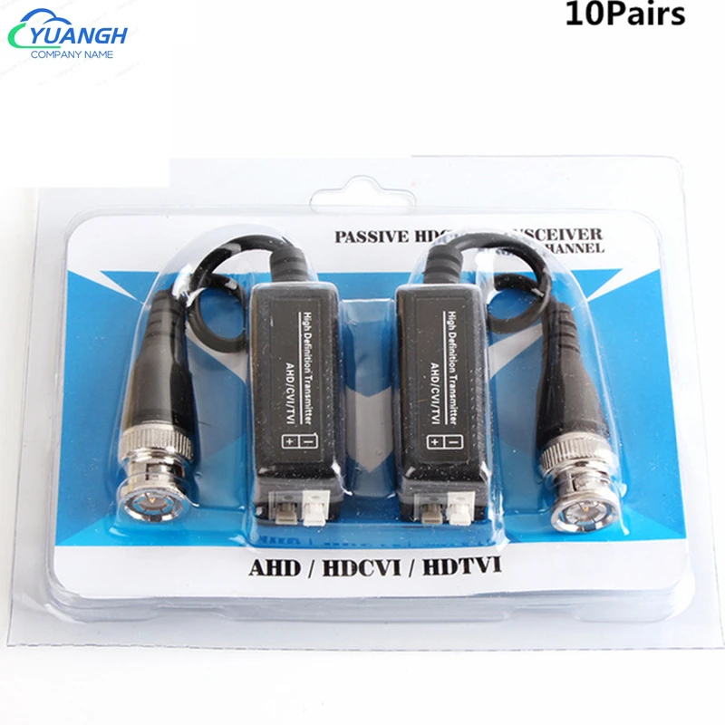 2MP Passive Video Balun BNC Transceiver Cable HD Twisted Pair Camera Accessories For AHD CVI TVI CVBS CCTV