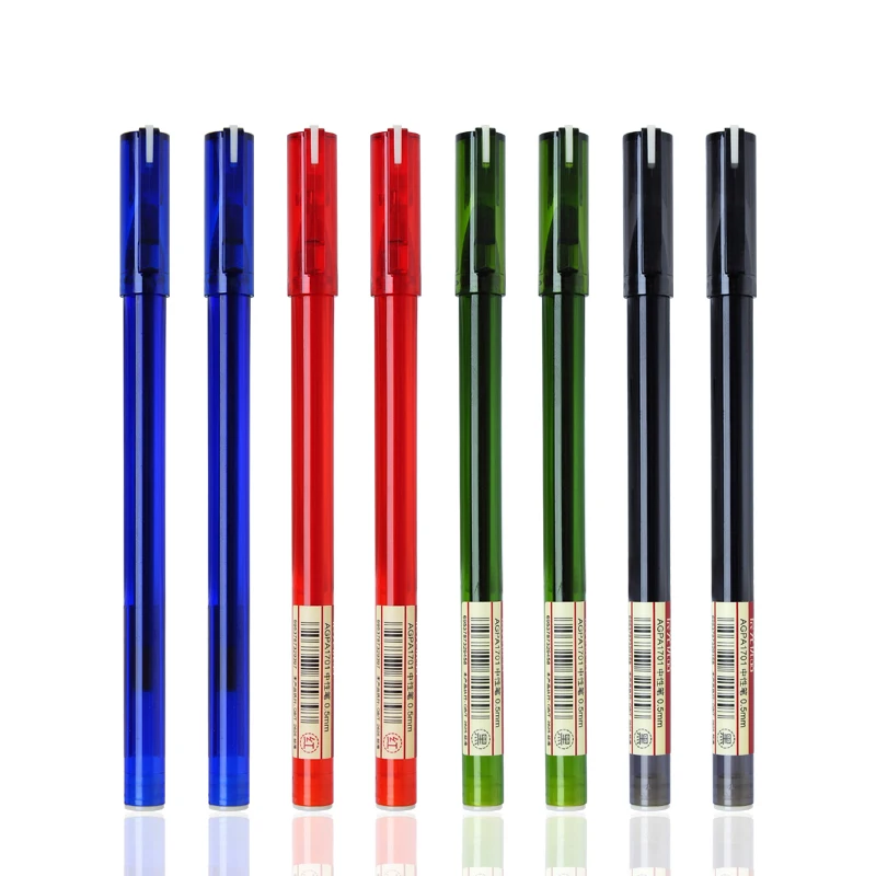 Creative Gel Pen Refills 12Pcs Red Blue Black Ink Magical Writing Neutral Pen Signature Pen Office School Supplies AGPA1701