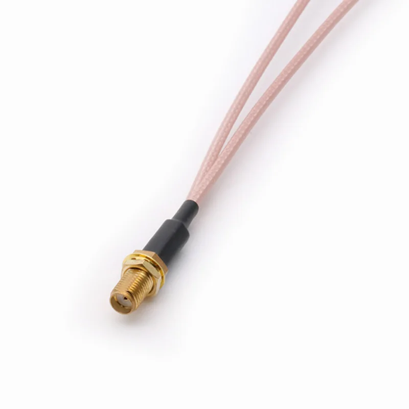 Cabo de extensão sma fêmea para 2xts9 macho divisor y tipo trança do cabo coaxial rg316 para a antena do modem de huawei/zte 3g/4g