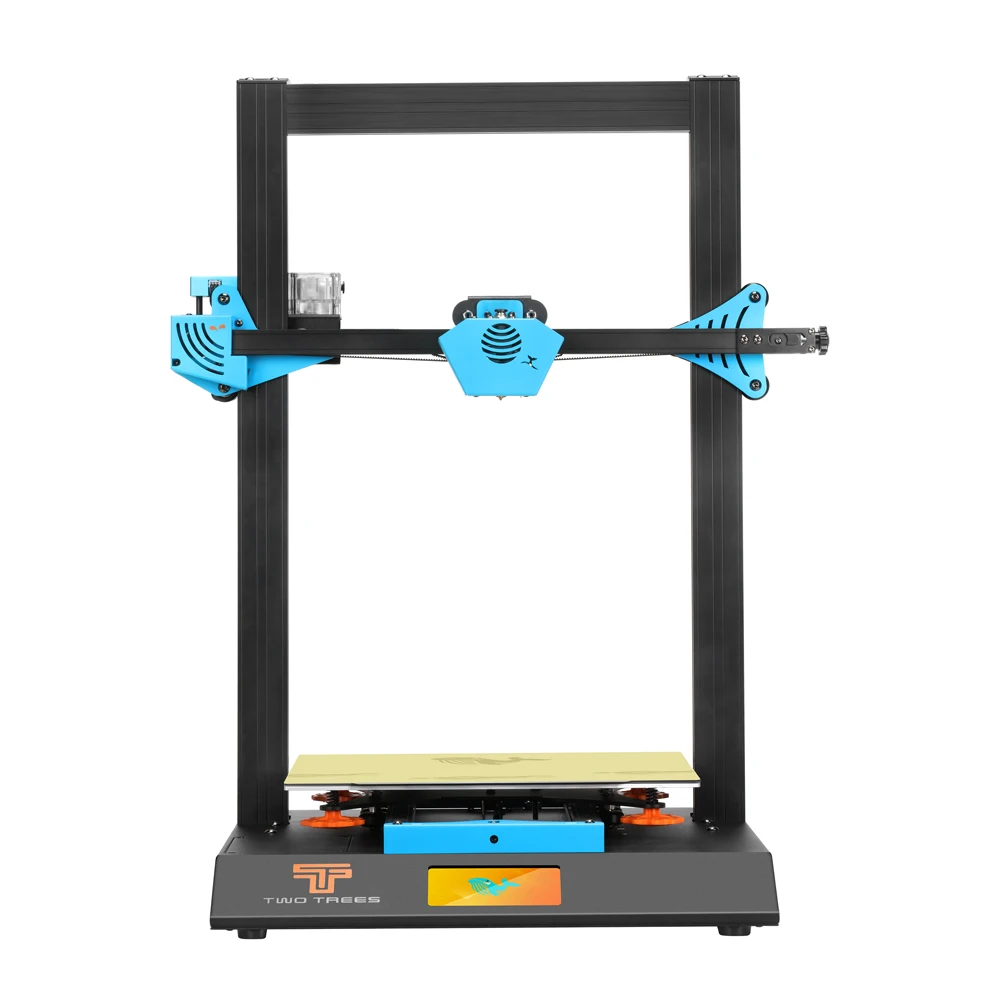 Twotrees Blu-5 Bluer Plus 3D Printer DIY PEI Magnetic TMC2209 Upgrade 3D Touch 4.3inch Screen Resume Power Failure Dual Z Axis