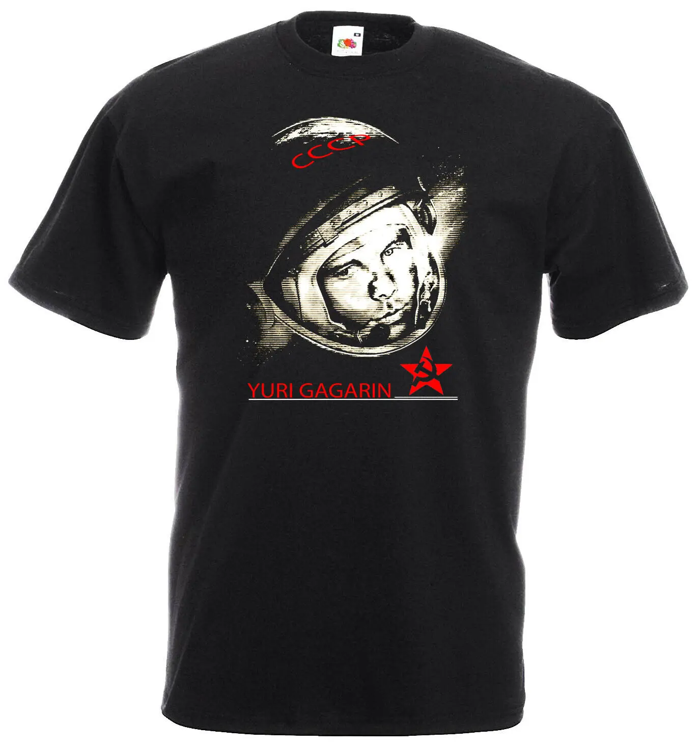 Cccp Yuri Gagarin T Shirt Kosmonaut Russia Retro Space Ussr Ddr 2019 Unisex Tees