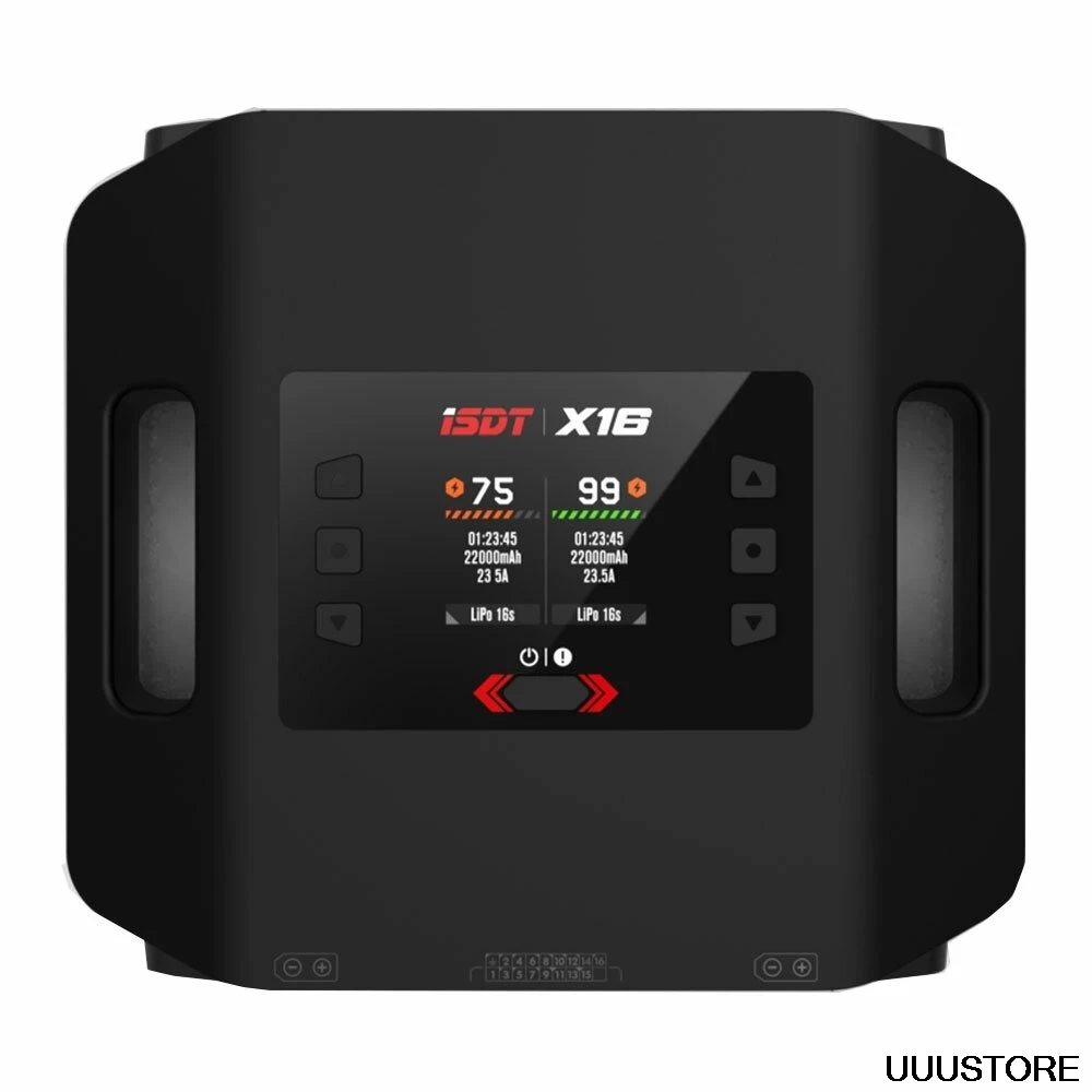 ISDT X16 2X1100W 2X20A Dual Channel Battery Charger for 2-16S Lipo Battery