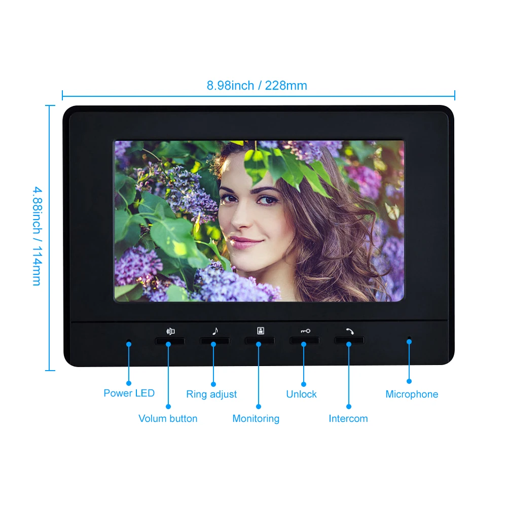 2/3/4 Apartment Video Door Phone Intercom Video Doorbell Wired Waterproof Support Rfid Unlock Videocitofono House Room Intercom