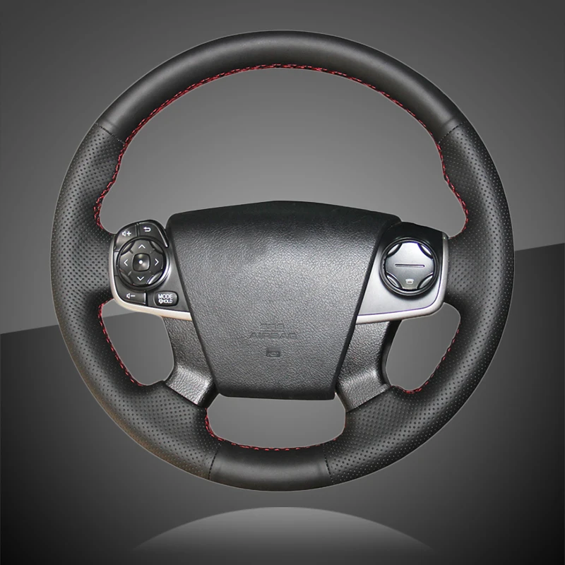 Auto Braiding On The Steering Wheel Cover for Toyota Camry 2011 2012 2013 2014 Car Braid Wheel Covers