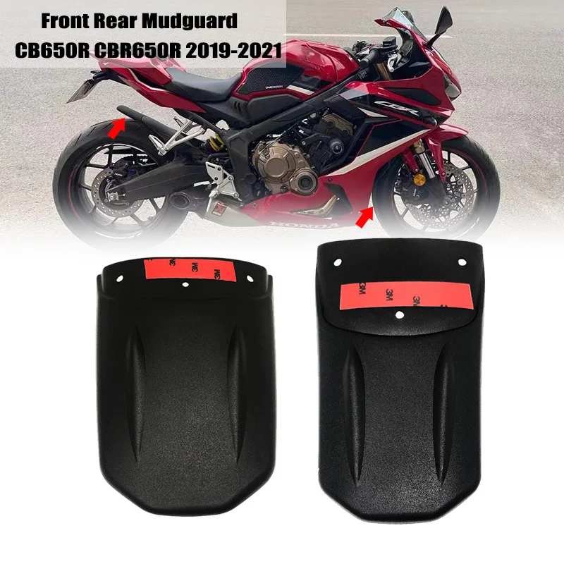 

For Honda CB650R CBR650R CB 650R 2019-2021 Motorcycle Front Rear Tire Fender Mudguard Extender Extension Hugger Splash Guard