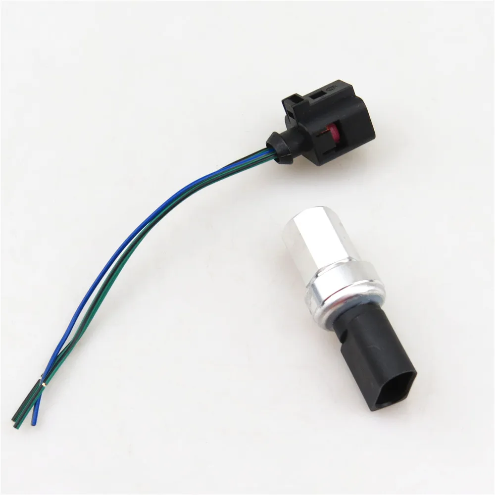 car AC Air Conditioning Pressure Sensor Cable Plug For vw Passat B5 B6 Bora Golf 4 MK4 5 6 MK6 Polo A3 Seat Leon Toledo