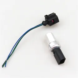 car AC Air Conditioning Pressure Sensor Cable Plug For vw Passat B5 B6 Bora Golf 4 MK4 5 6 MK6 Polo A3 Seat Leon Toledo