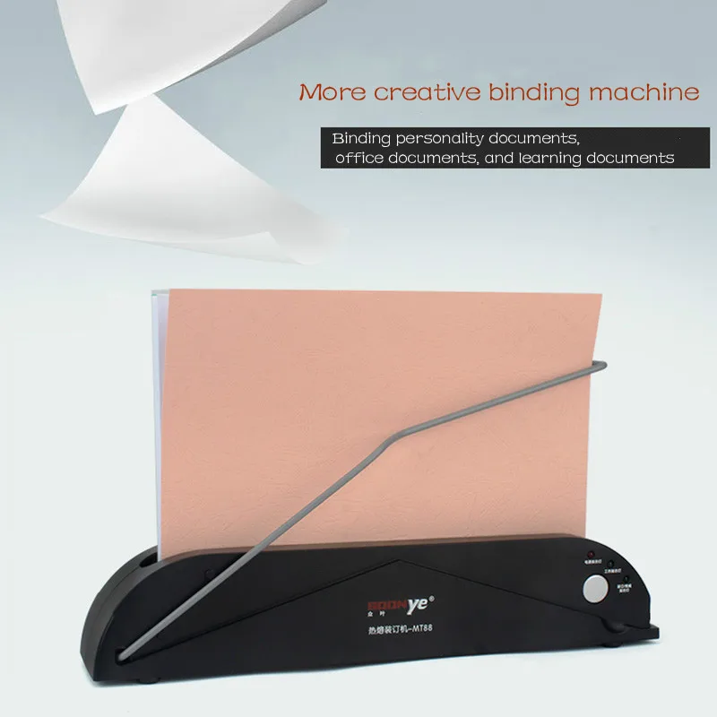 Thermal Binding Machine Hot-Melt Bookbinding Gluing Machine Hot Melting Bid Document Financial Certificate Invoice Folder