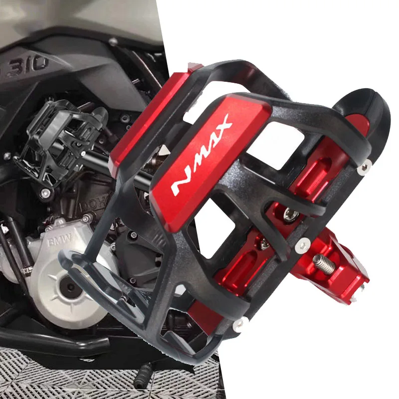 Für yamaha nmax125 nmax150 nmax155 nmax neue hochwertige motorrad cnc getränke wasser flasche käfig getränke becher halter