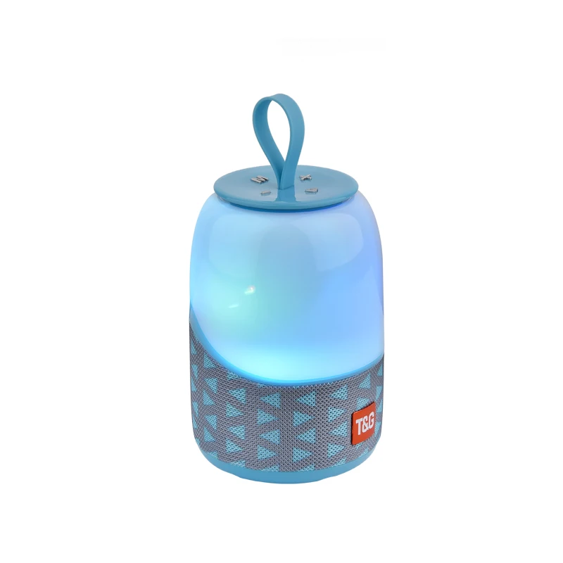 T & G TG608 LED Flash Light ลำโพงบลูทูธแบบพกพา Mini Wireless ลำโพงซับวูฟเฟอร์กันน้ำกลางแจ้งเพลงกล่องลำโพง