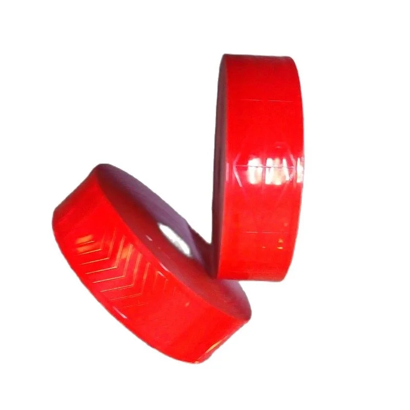 Night Dark Reflective Waterproof PVC Tape Warning Sasfey Material