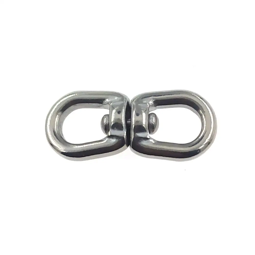 4/5-pieces Stainless Steel Fishing Swivels Butterfly S M L Saltwater Swivel Hook Heavy-duty Fishing Accessories