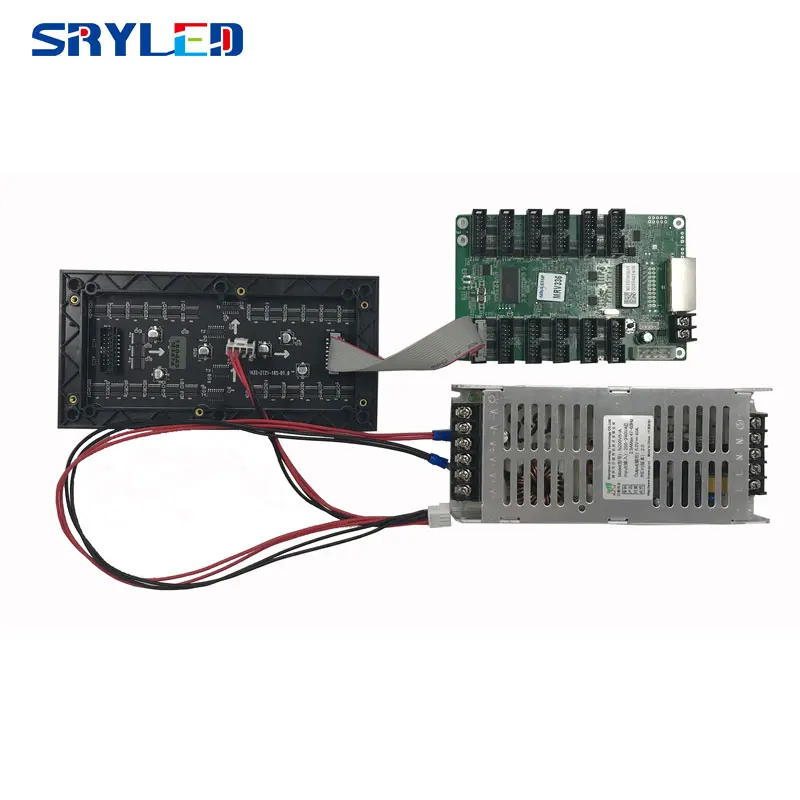 Sryled 4 Stks/partij Indoor Led Module High Definition 3Mm Pixel Pitch 1/16Scan Full Color 192X96Mm 64X32Pixels Led Display Board