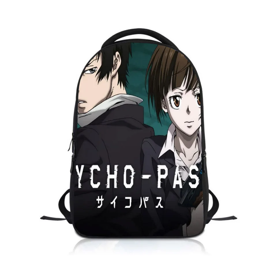 Anime Psycho-Pass Studenten Rucksack Schule Tasche Kinder Cartoon Rucksack Jungen Mädchen Rucksack Bookbag Kinder Satchel