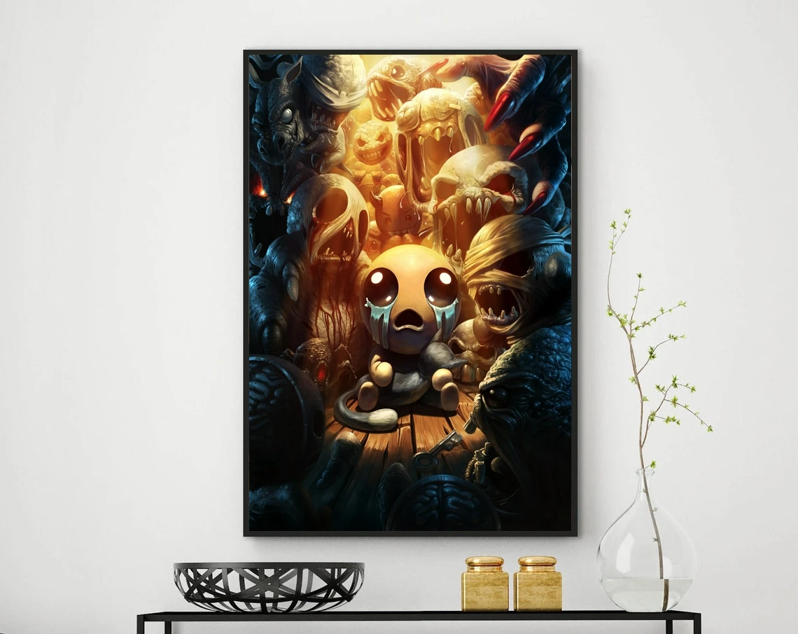 ملصق لعبة تجليد إسحاق ولادة جديدة لتزيين المنزل طلاء جدران (بدون إطار) #3