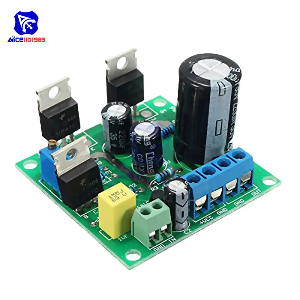 diymore TIP41C 1 Channel Mono Channel Amplifier Board Class A DC12 -30V 20W