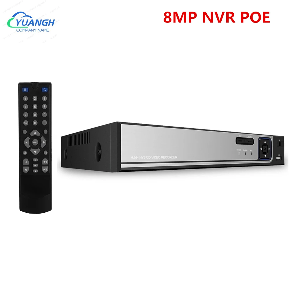 

H.265 48V POE NVR 4CH 8CH CCTV 8MP Security IP POE Network Video Recorder XMEye APP For 4K Surveillance CCTV Camera System