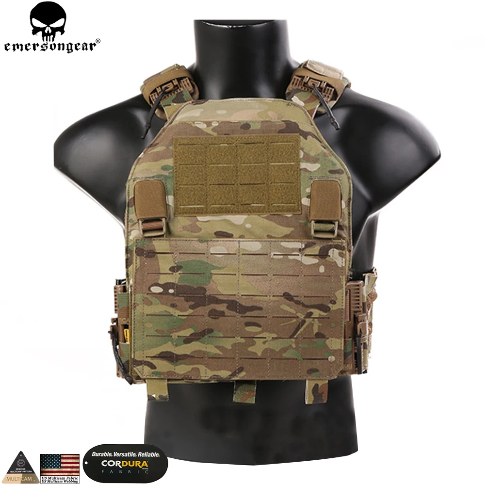 EMERSONGEAR LVAC ASSAULT Plate Carrier W ROC Quick Released Vest Molle Body Armor Harness Airsoft Role-Playing Gear EM7404