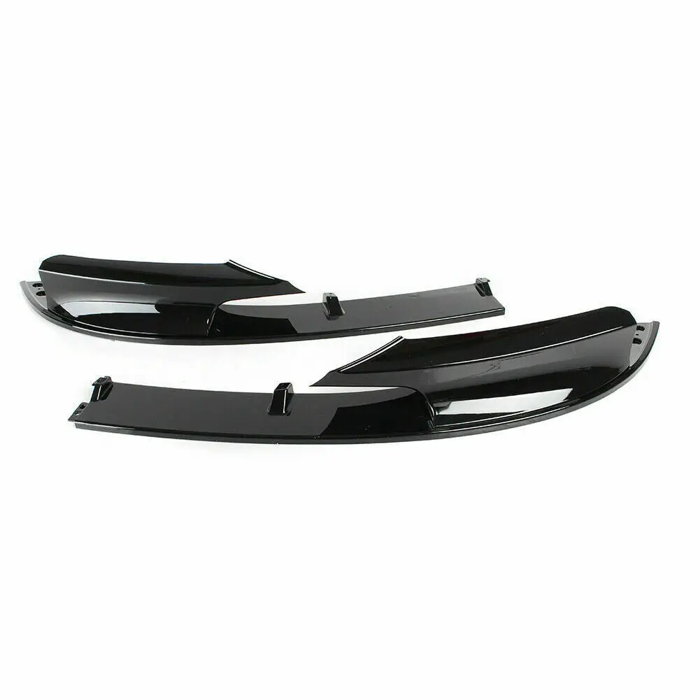 BMW 3 시리즈 F30 F31 M 스포츠 320i 328i 330i 335i 2012-18 프론트 범퍼 스포일러 립 글로스 블랙 로워 디퓨저 스플리터 블레이드 썸네일 5