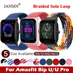 Braided Solo Loop For Huami Amazfit Bip U/U Pro Watch Bracelet For Huami Amazfit GTR 42mm /Bip/GTS/U/U Pro Nylon Fabric Strap