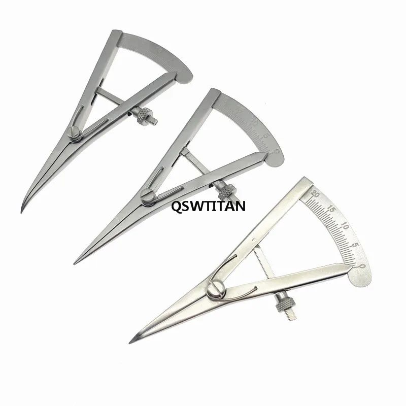 Eyelid Caliper 20mm Castroviejo Caliper Screw adjustment Stainless Steel/Titanium Ophthalmic Instrument Pet surgical instruments