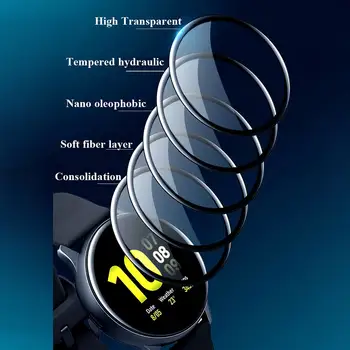 Fólie pro hodinky Samsung Watch Galaxy Active 2 40mm 44mm fólie na displej z TPU skla pro plně zakřivené ochranné příslušenství proti poškrábání 8 nejlepší prodej LCD displej pro hodinky Samsung Active 2, 44 mm - №4