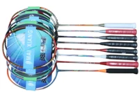 2 Pcs Gen-2 Carbon Fiber Bionic Elements Badminton Racket 28Lbs High-Quality Astrolight A70 Badminton Racquet