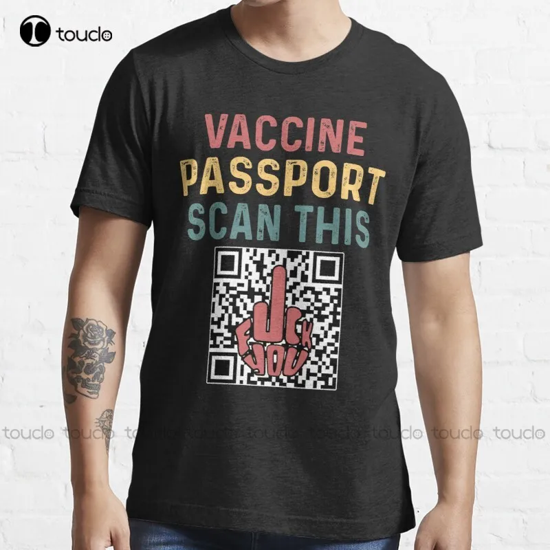 Sarcastic Usa Vaccine Passport Scan This This Is My Vaccine Passport T-Shirt Vaccine Usa And Tops Vaccine Passport Usa Golf