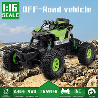 Radio Control Drift Climbing Off-Road Stunt Vehicle 2.4G 1:16 4WD 25KM/H RC car with Front Light waterproof climbing  Car Toys