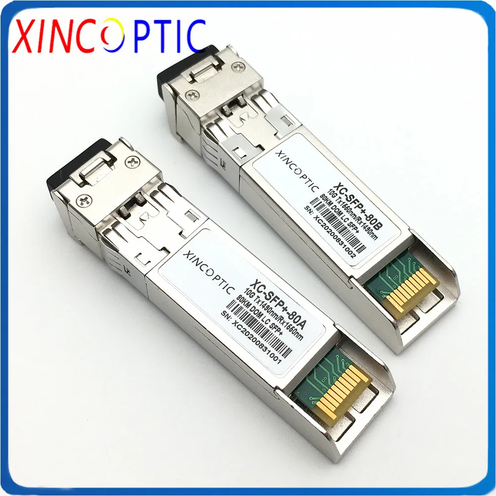 GBIC WDM Transcsec 10G 80km LC Compatible 10GBASErer Xuant D BiDi wrechargeable + 1490nMinigolf TX/1550nMinigolf RX DOM Tech