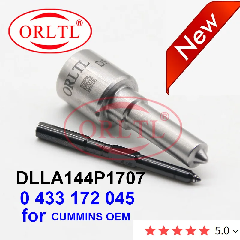 ORLTL Common Rail Injector Nozzle DLLA144P1707 0 433 172 045 for 0445120122 Cummins 4942359 0 445 120 122