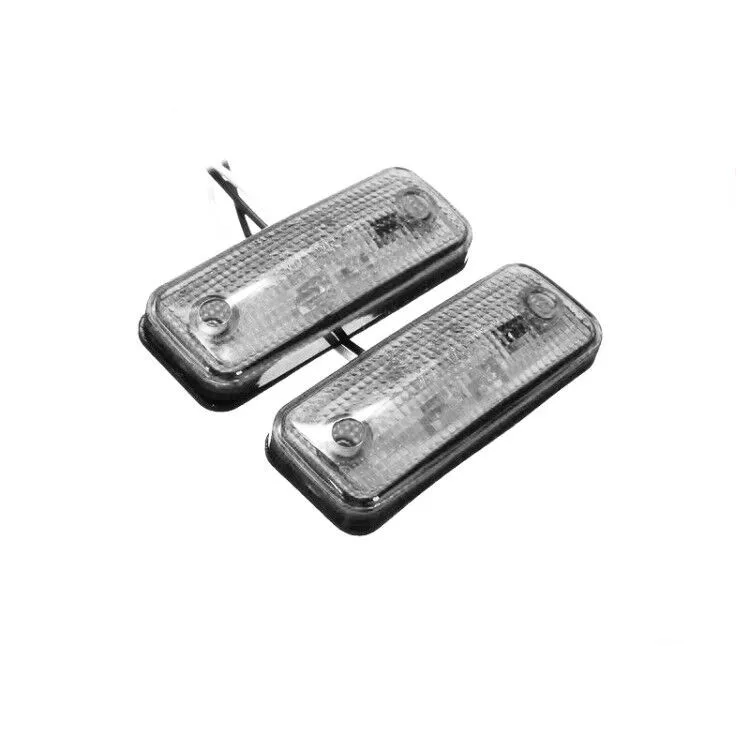 4pieces 10-30V Red White Amber Clearance Side Marker Indicator Light  For Trailer Truck Caravan Signal lights turn lights E8