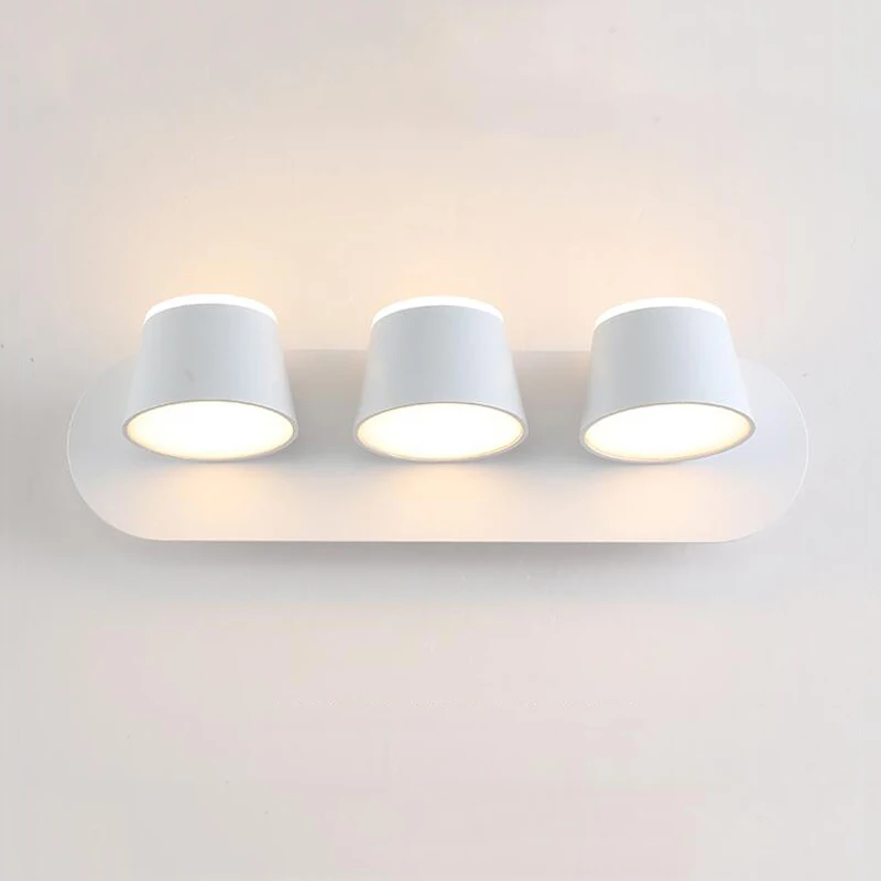 360 Degrees Adjustable LED Wall Lamp Bedside Wall Sconce Living Room Aisle Wall Mounted Luminaire Modern Hotel Wall Lights