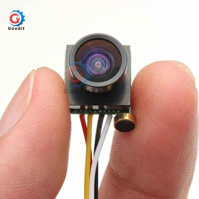 600TVL 1/4 1.8mm CMOS 170 Degree Wide Angle Lens FPV Micro Camera 3.7-5V for RC Racing Freestyle Drones Airplane Sensor Camera