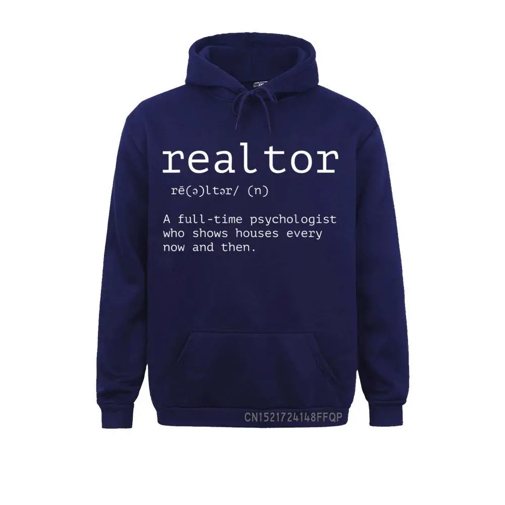 Realtor Definition Hooded Tops - Gift For Real Estate Agent Coupons Male Sweatshirts Vintage Hoodies Hoods Winter