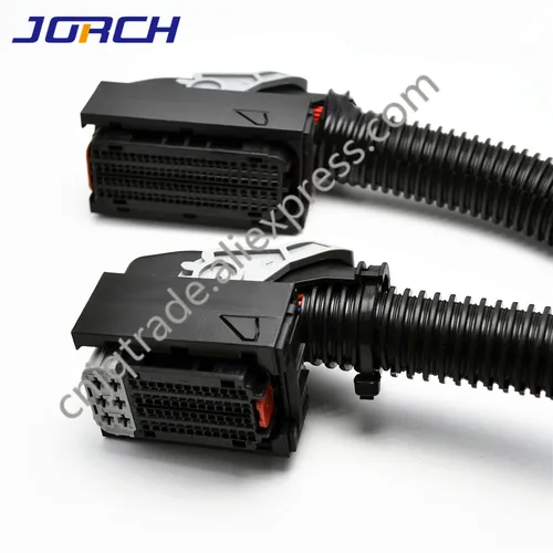 Imagen 2 del producto 1 Juego de conector ECU Delphi de 58 pines y 96 pines, enchufe de placa de circuito impreso automático con arnés de cableado de Pin completo, coleta para DCM3.2