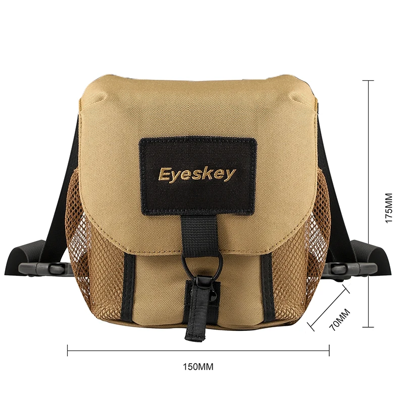 Eyeskey Universal Binocular Bag/Case with Harness Durable Portable Binoculars Camera Chest Pack Bag for Hiking Hunting