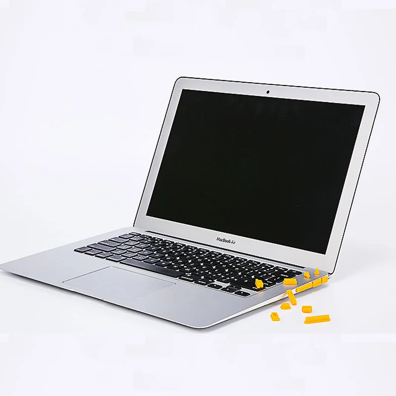 12 sztuk/zestaw silikonowy Port danych anty pyłoszczelna wtyczka dla Apple Macbook 11Air 13Air 13 Pro korek korek pokrywa zestaw do laptopa