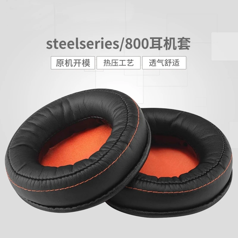 Earpads Headband For SteelSeries Siberia 800 840 Wireless Headphones Repair Parts Replacement Ear Pads Headse Cushion Cup Cover
