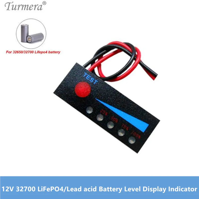 

12V Battery Level Indicator 18650 /Lipo4 Lithium 12V Lead Acid Battery Level Indicator Tester LCD Display Meter Module Capacity