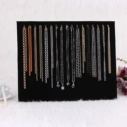 Simple 17 Hooks Jewelry Display Stand For Women Fashion Necklace Dangling Pendant Chain Display Rack Jewelry Accessories