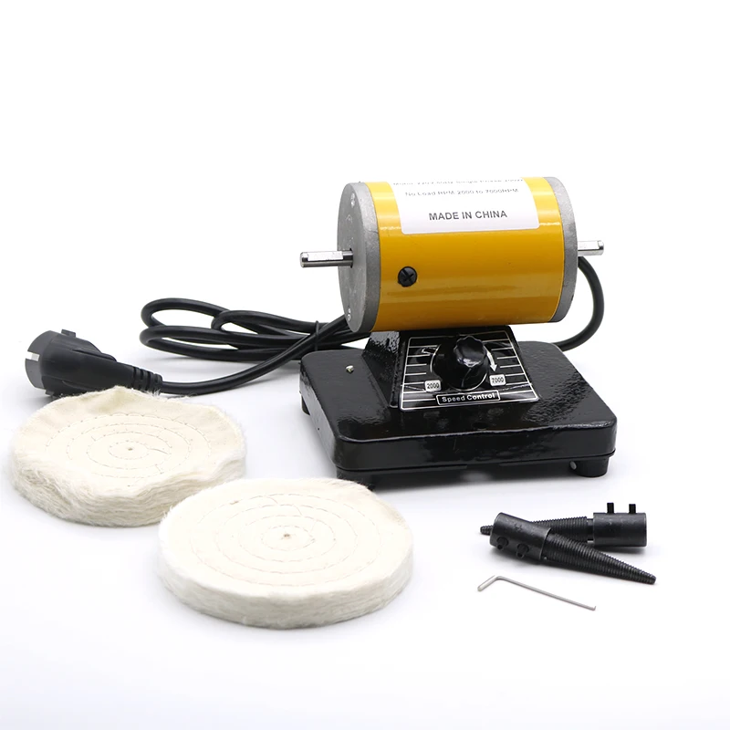 

Dental Bench Polisher Lathe Quietly Motor Grinding Machine for Laboratory Polishing