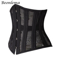 Corset For Women Sexy Steampunk Underbust Corset Steel Boned Gothic Clothing White Bustiers Waist Trainer Modeling Straps Bodice