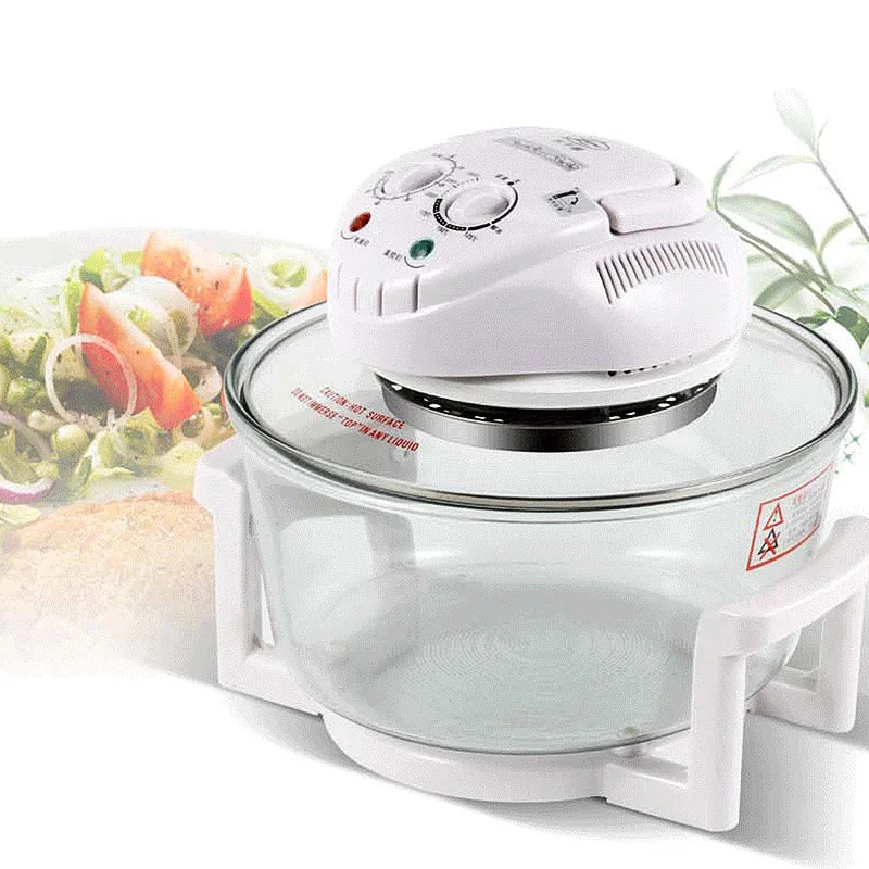 1pc 1300W Halogen Oven 12L Turbo Oven 220V Conventional Infrared Super Wave Oven Electric Fryer