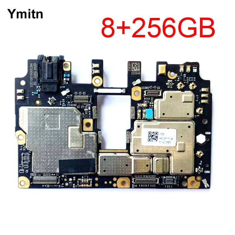 Ymitn Unlocked Main Mobile Board Mainboard Motherboard With Chips Circuits Flex Cable For Xiaomi Pocophone Poco F1 8GB 256GB